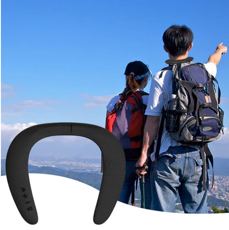 neck worn u shaped collar wireless sports speaker portable bluetooth sound device neck worn u shaped collar wireless sports speaker portable bluetooth sound device