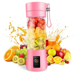 portable blender mini blender for shakes and smoothies rechargeable usb 380ml traveling fruit juicer cup with 6 blades