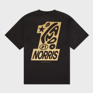 2025 new ln1 grandstand'25 jersey lando norris extreme sports breathable pure cotton oversized casual short sleeved sweatshirt