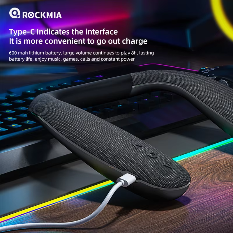 ebs 908 neckband speaker wireless bluetooth 5.0 u sharp 6w portable bass box for gaming traveling walking & cycling ebs 908 neckband speaker wireless bluetooth 5.0 u sharp 6w portable bass box for gaming traveling walking & cycling