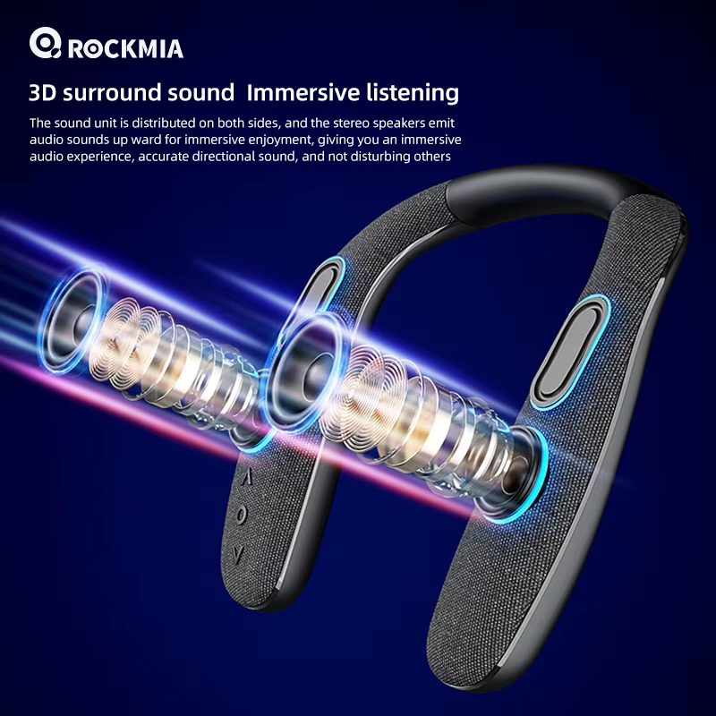 ebs 908 neckband speaker wireless bluetooth 5.0 u sharp 6w portable bass box for gaming traveling walking & cycling ebs 908 neckband speaker wireless bluetooth 5.0 u sharp 6w portable bass box for gaming traveling walking & cycling